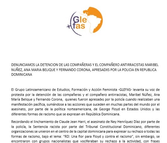 COMUNICADO GLEFAS