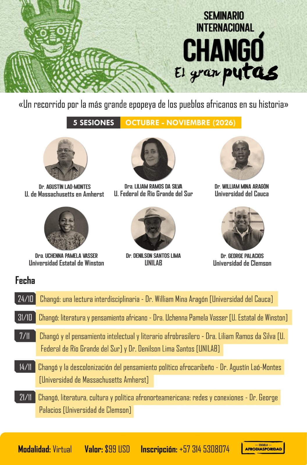 Seminario Internacional Changó, el gran putas
